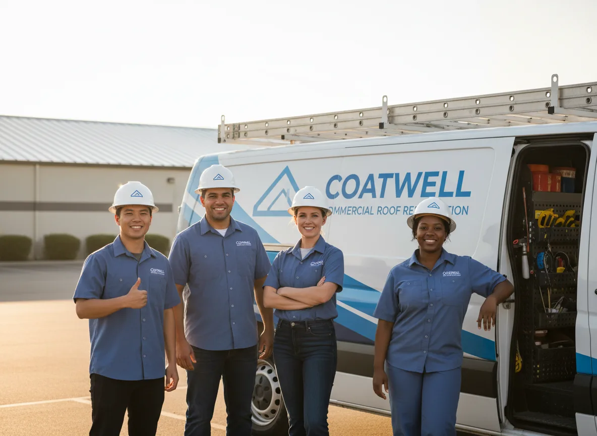 Commercial roof coating company in Brilliant, AL